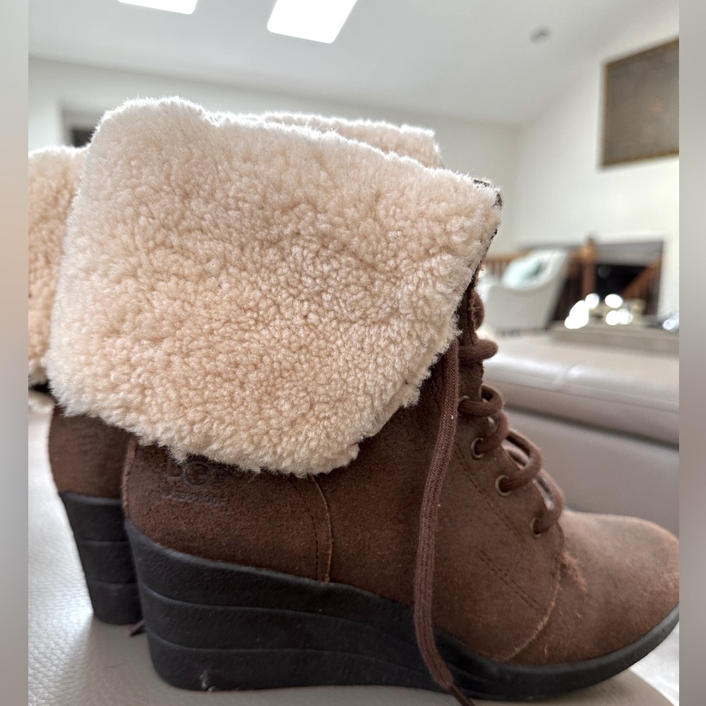 Ugg waterproof wedge boots